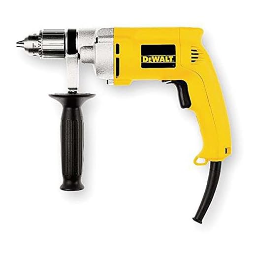 DEWALT Corded Drill, 7.8-Amp, 1/2-Inch, Variable Speed Reversible (DW235G)