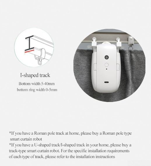 Conducteur de rideau intelligent sans fil avec batterie rechargeable 4000 mAh - 8