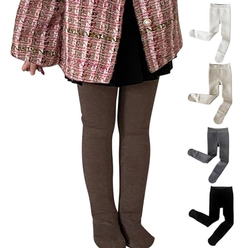 Toddler Baby Cable Knit Ankle Leggings Pants Footless Winter Tight Stockings for Girls Stretchy Bottoms4