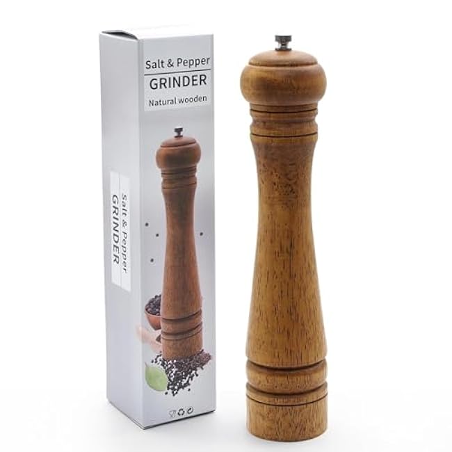Pepper Grinder,Salt Grinder (10 inch)