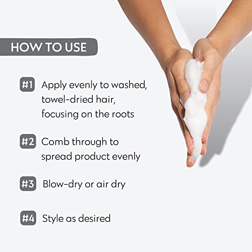 Four Reasons Professional Fiber Mousse - Curl Enhancing Mousse - Volumizing Thickening Mousse With Long-Lasting Flexible Hold For Curly, Wavy And And Straight Hair, Vegan 6.8 Oz #TOP3
