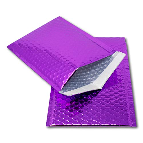 10 sobres de papel de aluminio metálico brillante de EPOSGEAR para envío, ideal para marketing, promociones o alternativa al papel de regalo (A5/C5 (DVD) u0096 250 mm x 180 mm)