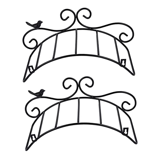 Sosoport 2stücke Wandhalterung Für Gartenschläuche Robuste Aufbewahrungslösung Eisen Für Garten Und Garage Schwarz Zur Ordentlichen Schlauchlagerung