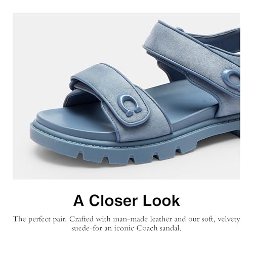 Image of Coach Women's Brynn Leather Sandal