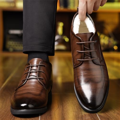 Men's Dress Shoes Winter Warm Casual Oxford Shoes Business Formal Shoes Men's Business Casual Shoes4