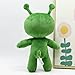 MAIPAI 13inch Green Alien Plush Toy,Soft Alien Plush Stuffed Animal Dolls, Cute Aliens Plushies Plush Figure Pillow for Kids Boys Girls and Fans Christmas,Birthdays
