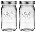 Ball Mason Jar-32 oz. Clear Glass Ball Wide Mouth-Set of 2