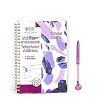 See It Bigger Telephone & Address Book with Password Pages, 5.5" x 8" (WaterColor)