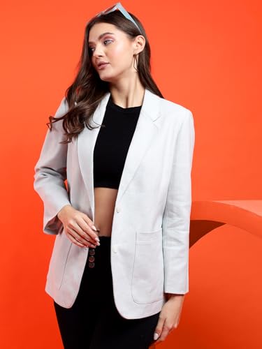 Image of KOTTY Womens Cotton Blend Standard Length Elegant Style Coat - Classic Style with Modern Detailing