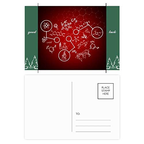 Carte postale chimie organique moléculaire carte postale 20pcs