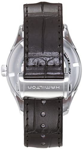 Hamilton Watch Jazzmaster Open Heart Swiss Automatic Watch 42Mm Case, Beige Dial, Brown Leather Strap (Model: H32705521) #TOP2