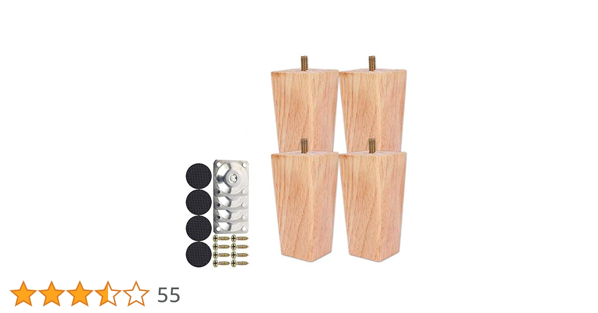 訳アリ⭐️8本⭐️4本セット2組販売15cm 家具 脚 木製 ソファ　DIY脚だけ Amazon | Steppiano 4本セット 家具脚 ソファー足 家具パーツ 脚