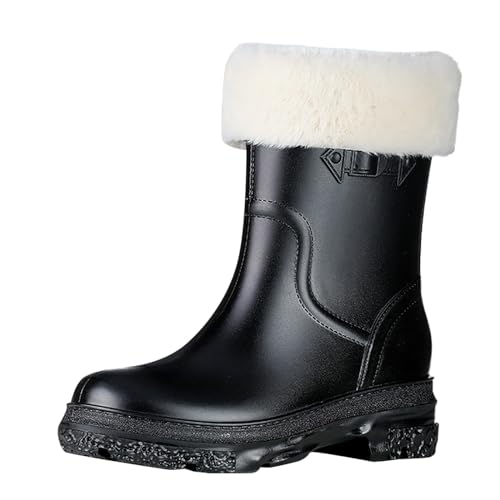 Bottes de pluie homme et femme en caoutchouc confortables pour le jardin