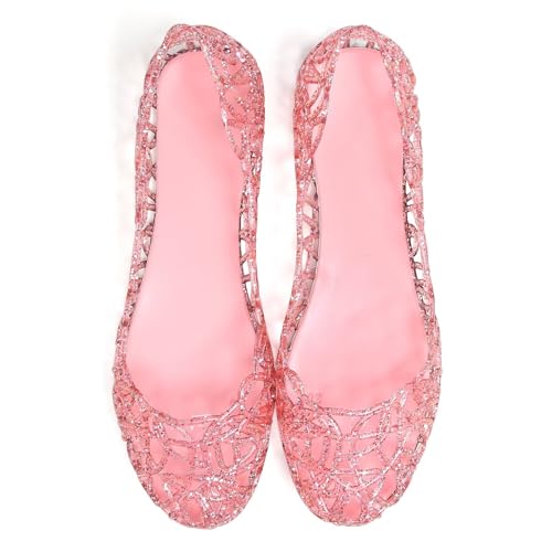 Image of Dear Time Women Flat Heel Summer Beach Jelly Shoes
