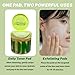 EdenEdges Korean Skincare Toner Pads, Dark Spot & Wrinkle Treatment, Anti-Aging with Snail Mucin, Centella Asiatica Niacinamide and Peptides, 100 Count