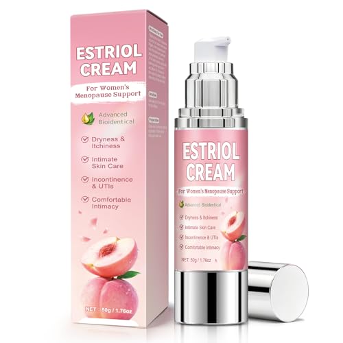 Moisturizing Estriol Cream, Hydrating and Gentle 4-in-1 Silky Peach Balm