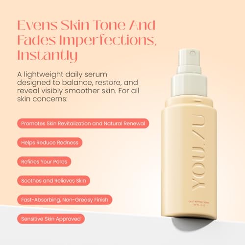 YOUZU Hypochlorous Acid Daily Refresh Serum – Lightweight Skin-Reviving Formula – Dermatologist-Formulated – Alcohol-Free, Fragrance-Free, Vegan – For Balanced, Radiant-Looking Skin
