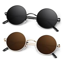 B2- Black Frame Black Lens + Golden Frame Brown Lens