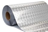 Industrial utilidad diamante placa acabado en cromo metálico Contacto de vinilo rollo de papel adhesivo para estantes para suelos, paredes