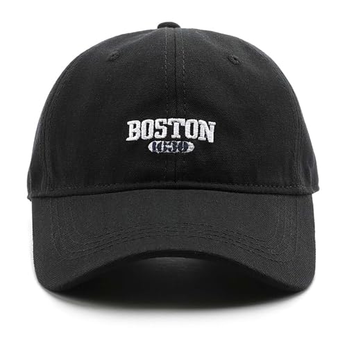 VPTMRP Boston Hat Unisex Soft Baseball Cap Dad Hat Adjustable Trucker Cap (Beige) - Image 2