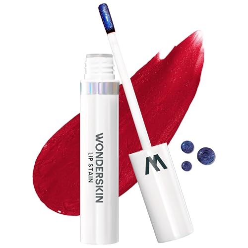 Wonderskin Wonder Blading Lip Stain Peel Off Masque – Teinte À Lèvres Rouge Longue Durée, Imperméable Et Résistante Au Transfert, Finition Mate (Divine Masque)