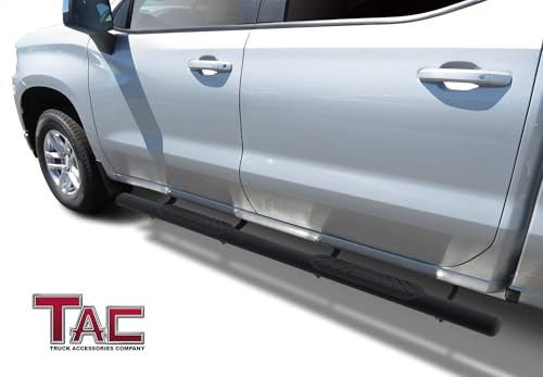 Estribos laterales ovalados 4 pulgadas TAC para Silverado miniatura 2