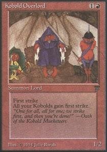 Magic: the Gathering - Kobold Overlord - Legends