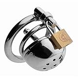 Master Series Solitary Plus Extreme Confinement Cage with Cum-Thru Plug