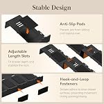 Lifewit Spice Drawer Organizer, 36PCS Interlocking Spice Rack Drawer Insert - Image 4