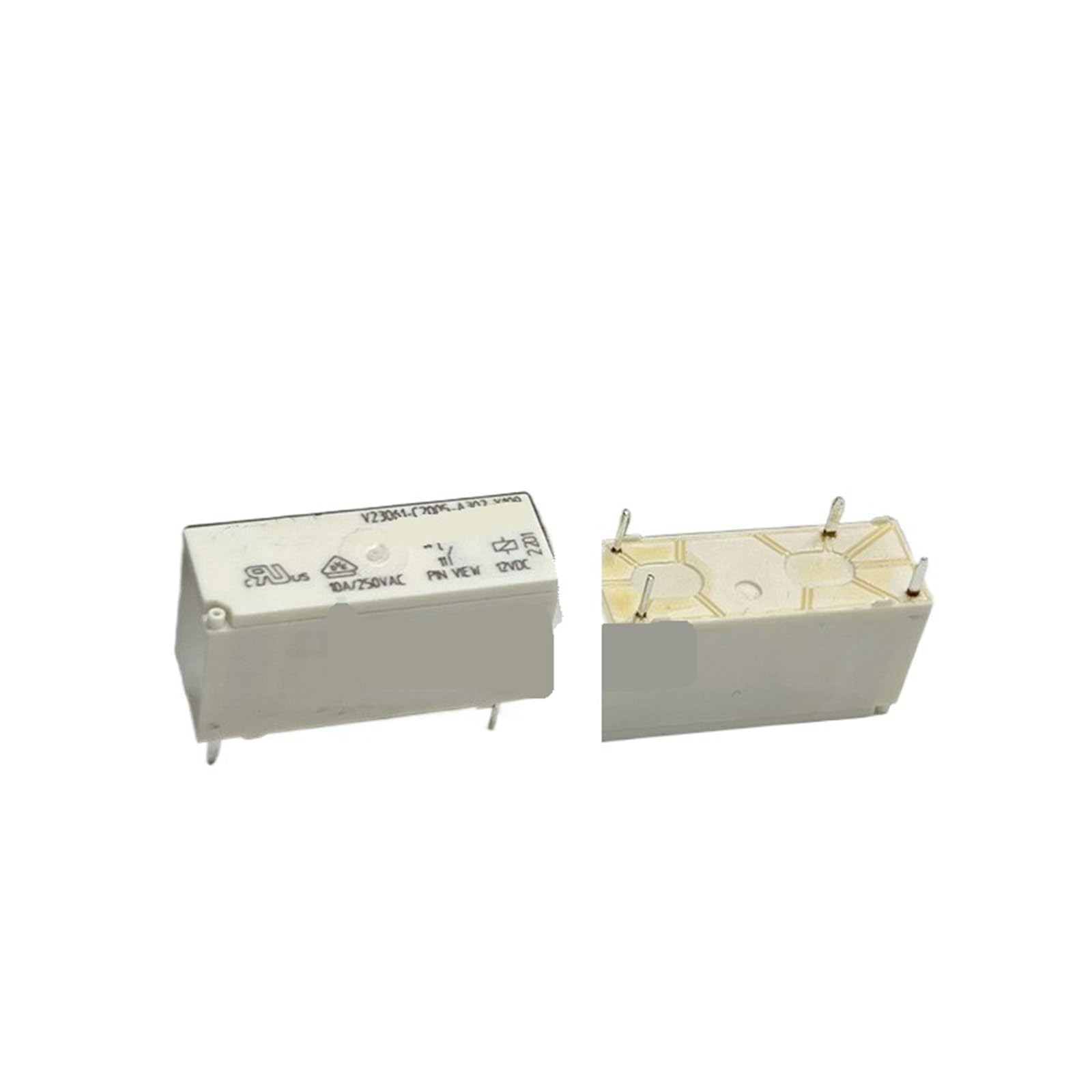 1 relé V23061-C2005-A302-X109 de 12 V CC, 10 A, 4 pines