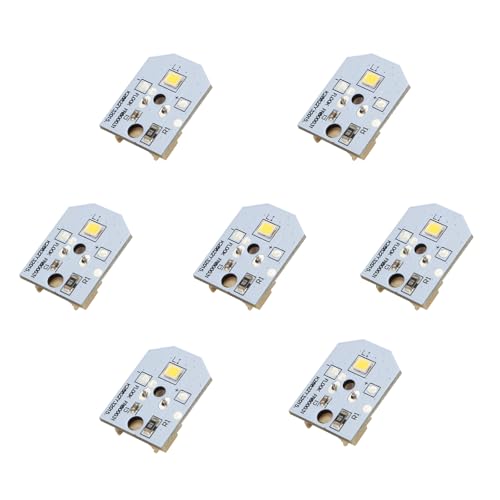 WR55X11132 Refrigerator Light Replacement LED for GE Refrigerator (7 Pcs)