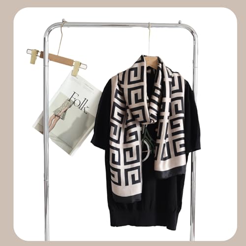 FINIZO Mulberry Silk Feeling Long Scarf for Women Large Shawls for Headscarf and Neck Sunscreen Shawls3