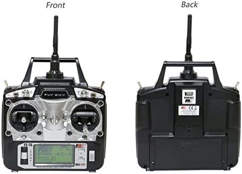 GoolRC FS-T6 High Precision 2.4GHz 6CH Mode 2 Transmitter W/Receiver R6-B for RC Multirotor Quadcopter Helicopter Airplane Glider Car