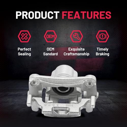 Image of BDFHYK 19-B6240 19-B6241 Rear Disc Brake Caliper Assembly Compatible with Nissan Maxima 2009-2014 /2016-2018 3.5L V6, GAS 2pcs