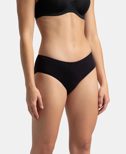 Image of Jockey 1802 Women's High Coverage Micro Modal Elastane Stretch Hipster with Ultrasoft Concealed Waistband (Pack of 2)