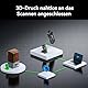 Creality CR-Scan Otter 3D-Scanner, 0,02 mm Genauigkeit, Vierlinsen-Stereovision, 24-Bit-Farbscan für Objekte 10-2000mm (schwarz/metallisch ohne Sprühen)