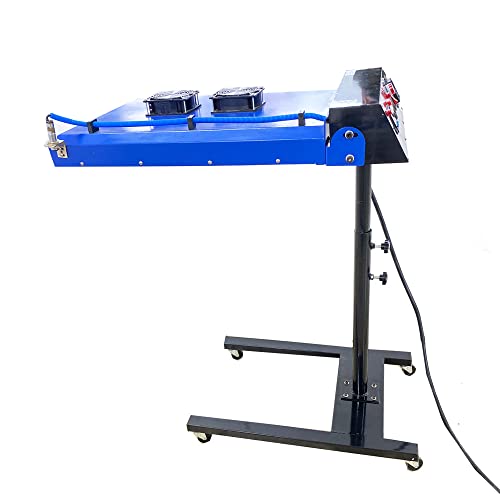 FOKOCALI Automatic IR Flash Dryer Machine 20 x 24 6000W 220V for T-Shirt Screen Printing with Sensor Adjustable Stand
