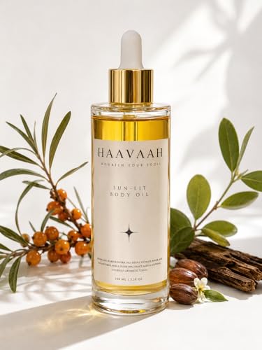 Image of After Bath Body Oil For Soft & Glowing skin|Oudh Fragnance |Jojoba Oil |Sesame Oil |Seabuckthorn Oil | After Shower on Wet Skin | Keeps Hydrated | Lightly Scented| For Daily Use (100 ml)