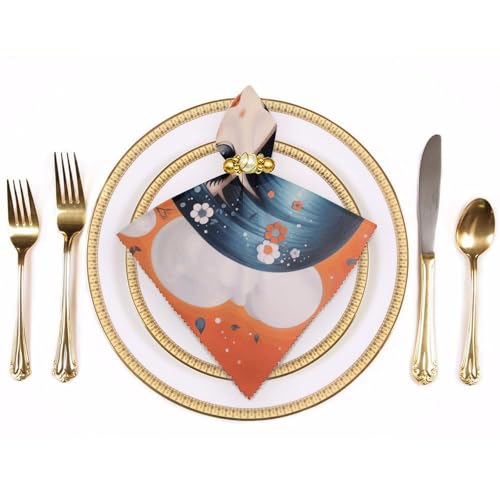 Servilletas de Tela con Figuras de Anime 2 Piezas miniatura 3
