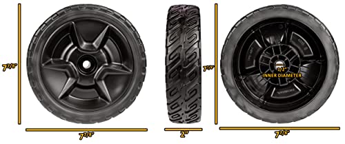 WILDFLOWER Tools Mower Wheel Dimensions