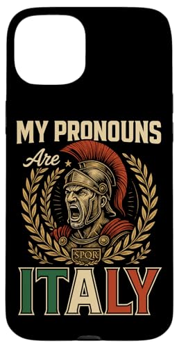 My Pronouns Are Italian Roman Legionary X}zP[X iPhone 15 Plus p