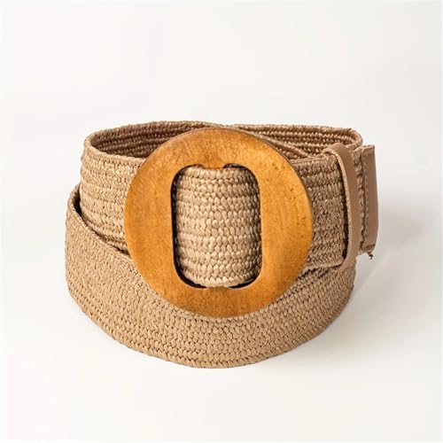 Straw Elastic Waist Woven Belt Fashionable Women's Waist Belt Straw Belts for Women4