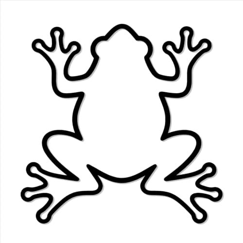 Leaping Frog Metal Wall Art WallArt Decor Metal Outdoor Decor Metal Signs Modern Minimalist Artwork Whimsical Exquisite Wall Decoration For Living Room Bedroom Apartment 12in