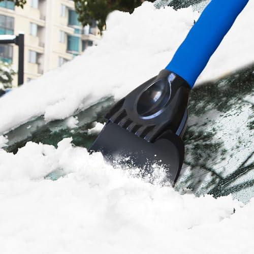 2 Stück Auto-Eiskratzer Und 2 Stück Auto-Schaber, Winter-Schneeräumwerkzeuge, Anti-Ski-Schaufeln, Auto-Werkzeug-Zubehör