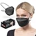 Produktbild HARD 20x FFP2-Atemschutzmasken mit Hinterkopfband, einzelverpackt in PE-Beutel, CE 2233, Made in Germany, zertifizierte FFP2 Maske, filtriert 99,5%, STANDARD 100 by OEKO-TEX - Erwachsene - Schwarz