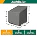 Patio Watcher 100% Waterproof Patio Lounge Chair Cover, Durable Outdoor Lawn Patio Furniture Covers - Grey - Standard-25.5
