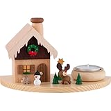 Erzgebirge Palast Ullrich Kunsthandwerk Rauchhaus Weihnachtszeit - 10,5 cm