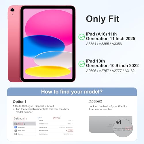 Mastten for iPad A16 11th Generation Case 11 Inch, iPad 10th Gen Case 10.9" by Mastten - Used condition - Image 2