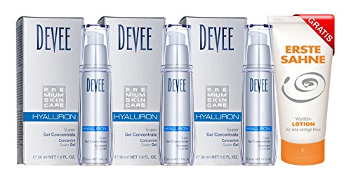 Devee Hyaluron Super Gel Concentrate 3 x 30 ml Sparpack + 1 X Gratis Bodylotion 100 ml Cover