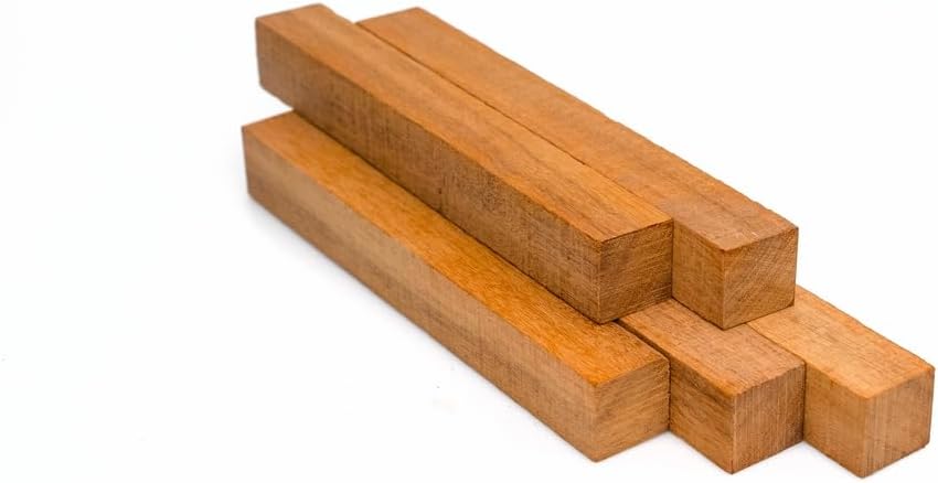 Exotic Wood Zone's Premium Handpicked Exotic Wood Pen Blanks for Turning | 3/4" x 5" | Woodturning Materials | Lathe Suppliers (3/4" x 3/4" x 5", Olive Wood) 24 Pieces